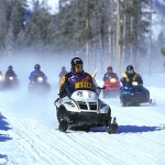 Snowmobiling